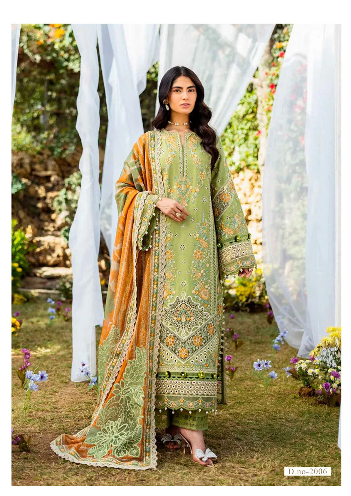 Jade Noor Ahmed Vol 2 Heavy Lawn Karachi Printed Cotton Dress Material Orders In India